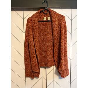 HWR Anthropologie Womens Small Wool Alpaca Blend Long Sleeve Open Front Cardigan